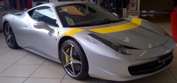 Ferrari 458 Italia in Argento Nurburgring