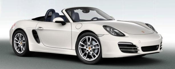 Porsche Boxster S in Carrara White