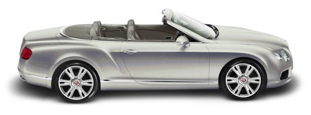 Bentley Continental GTC V8 in Extreme Silver
