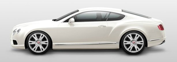 Bentley Continental GT V8 in Glacier White