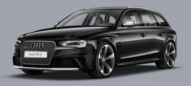Audi RS4 Avant in Phantom Black