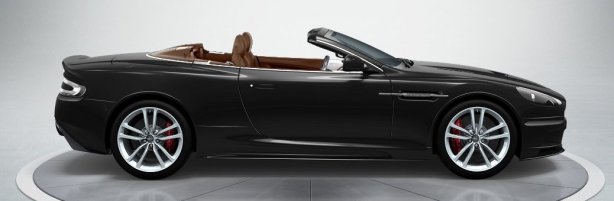 Aston Martin DBS Volante in Carbon Black