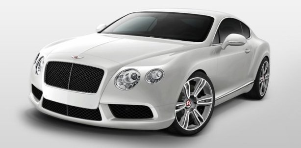 Bentley Continental GT V8 Coupe in Moonbeam Silver