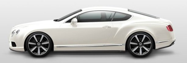 Bentley Continental GT V8 in Glacier White