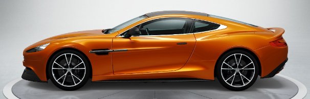 Aston Martin Vanquish in Madagascar Orange