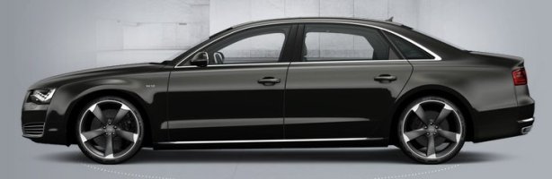 Audi A8 6.3 W12 LWB in Oolong Grey