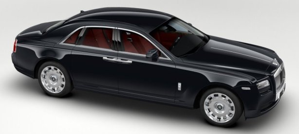 Rolls Royce Ghost in Diamond Black