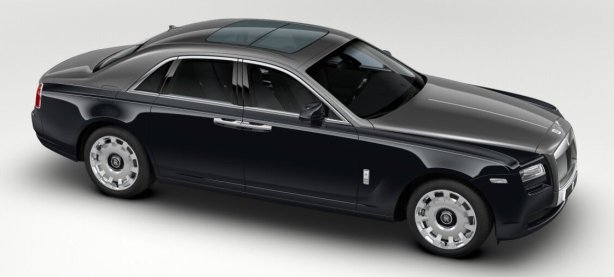 Rolls Royce Ghost in Diamond Black/Anthracite