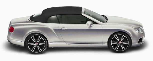 Bentley Continental GTC V8 in Extreme Silver