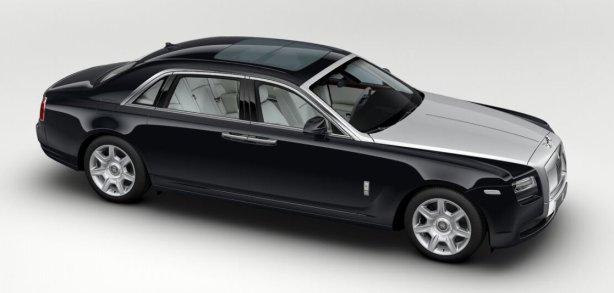 Rolls Royce Ghost EWB in Diamond Black