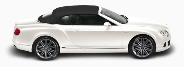 Bentley Continental GTC Speed in Glacier White