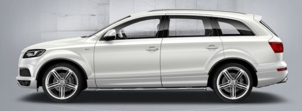 Audi Q7 in Pure White Audi Q7 in Pure White