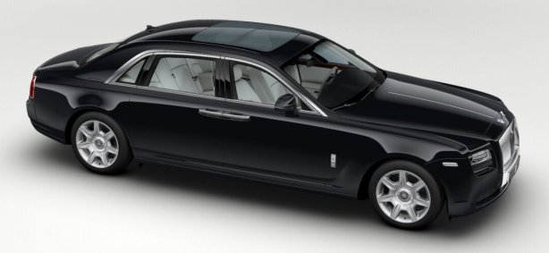Rolls Royce Ghost EWB in Diamond Black
